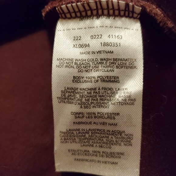 Vintage Columbia Fleece Jacket Women Large Purple Aztec Full Zip - Picture 5 of 7